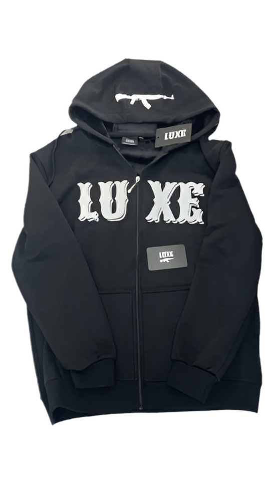 Luxe zip up